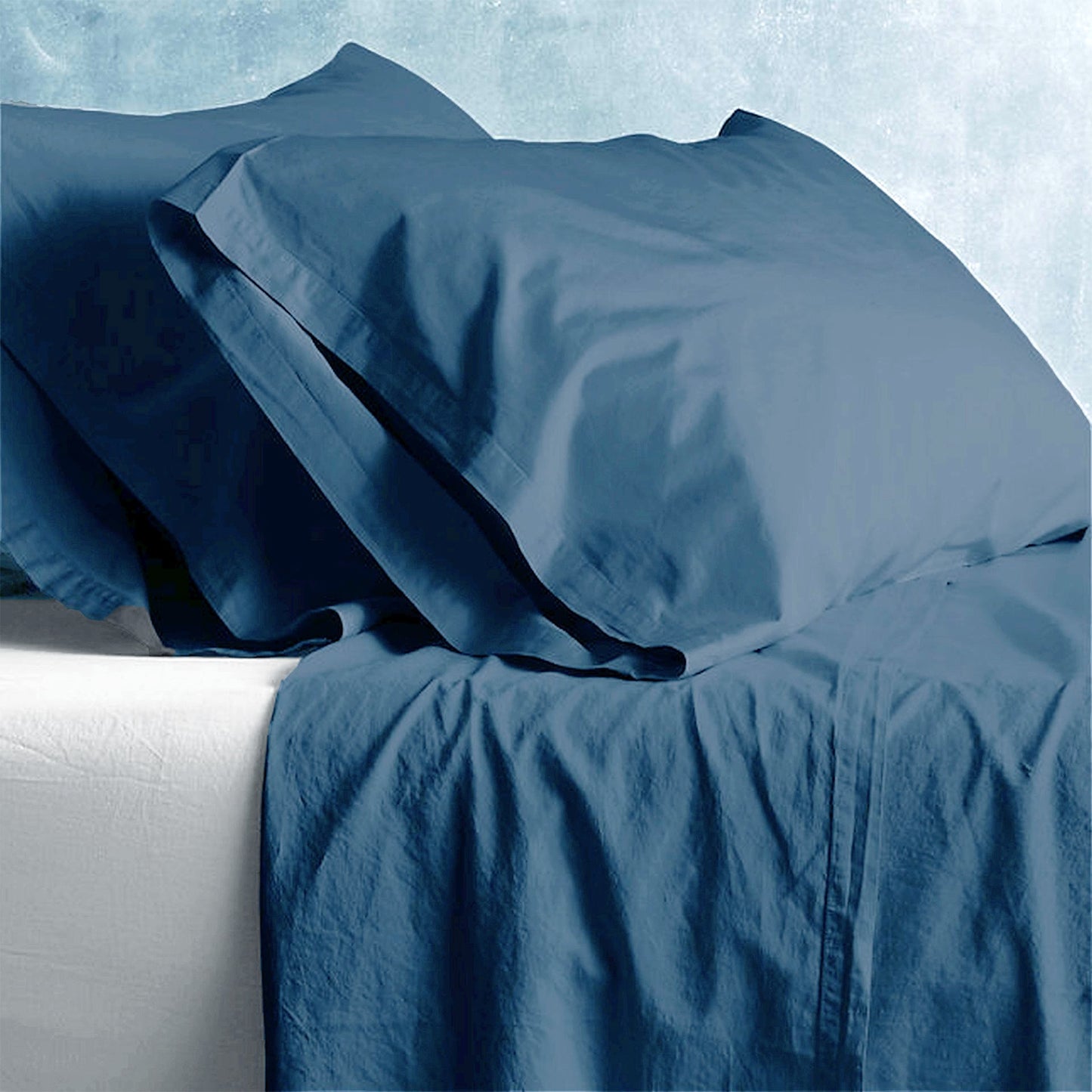 European Sheet Set Double - Vintage Washed Cotton