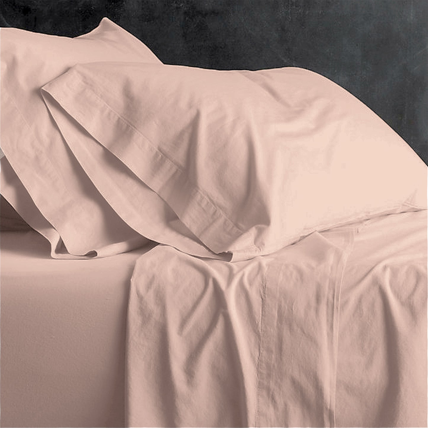 European Sheet Set Double - Vintage Washed Cotton