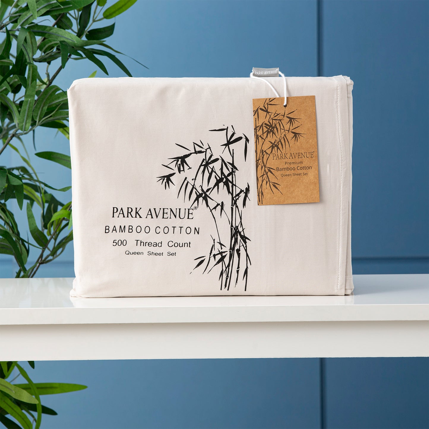 Premium Bamboo Cotton Sheet Set - 500 Thread Count - Split Head