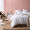 Medallion Cotton Quilt Cover Set - Tufted Vintage Washed