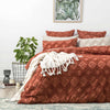 Medallion Cotton Quilt Cover Set - Tufted Vintage Washed