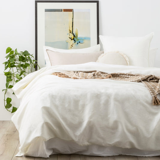 Cavallo Quilt Cover Set - 100% Stone Washed Linen