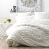 Chenille Wave 100% Cotton Quilt Cover Set - Tufted Vintage Washed