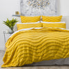 Chenille Wave 100% Cotton Quilt Cover Set - Tufted Vintage Washed