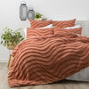 Chenille Wave 100% Cotton Quilt Cover Set - Tufted Vintage Washed