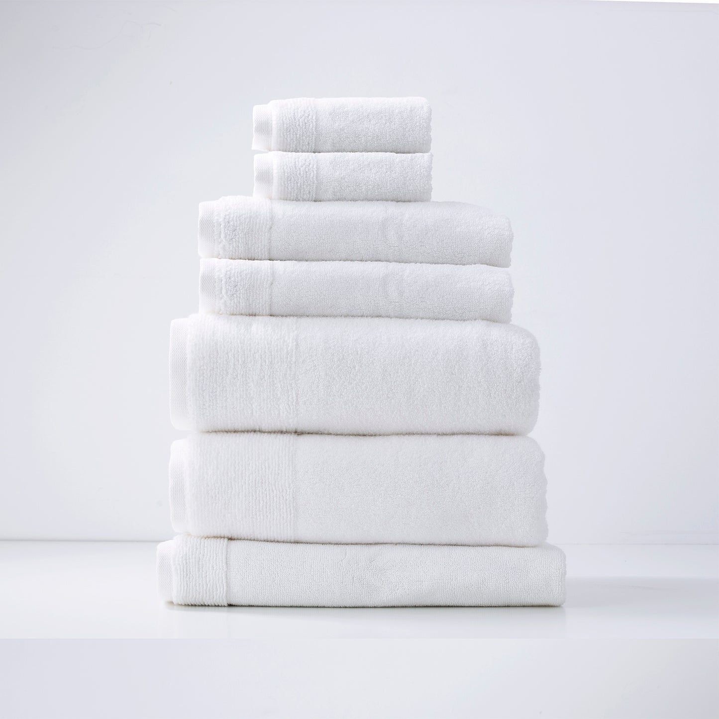 7 Piece Aireys Towel Set - 650 GSM Zero Twist
