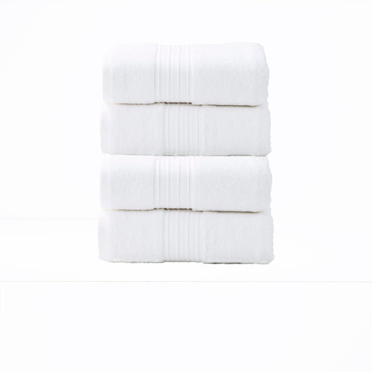 4 Pack Brentwood Bath Towels - 650 GSM Low Twist