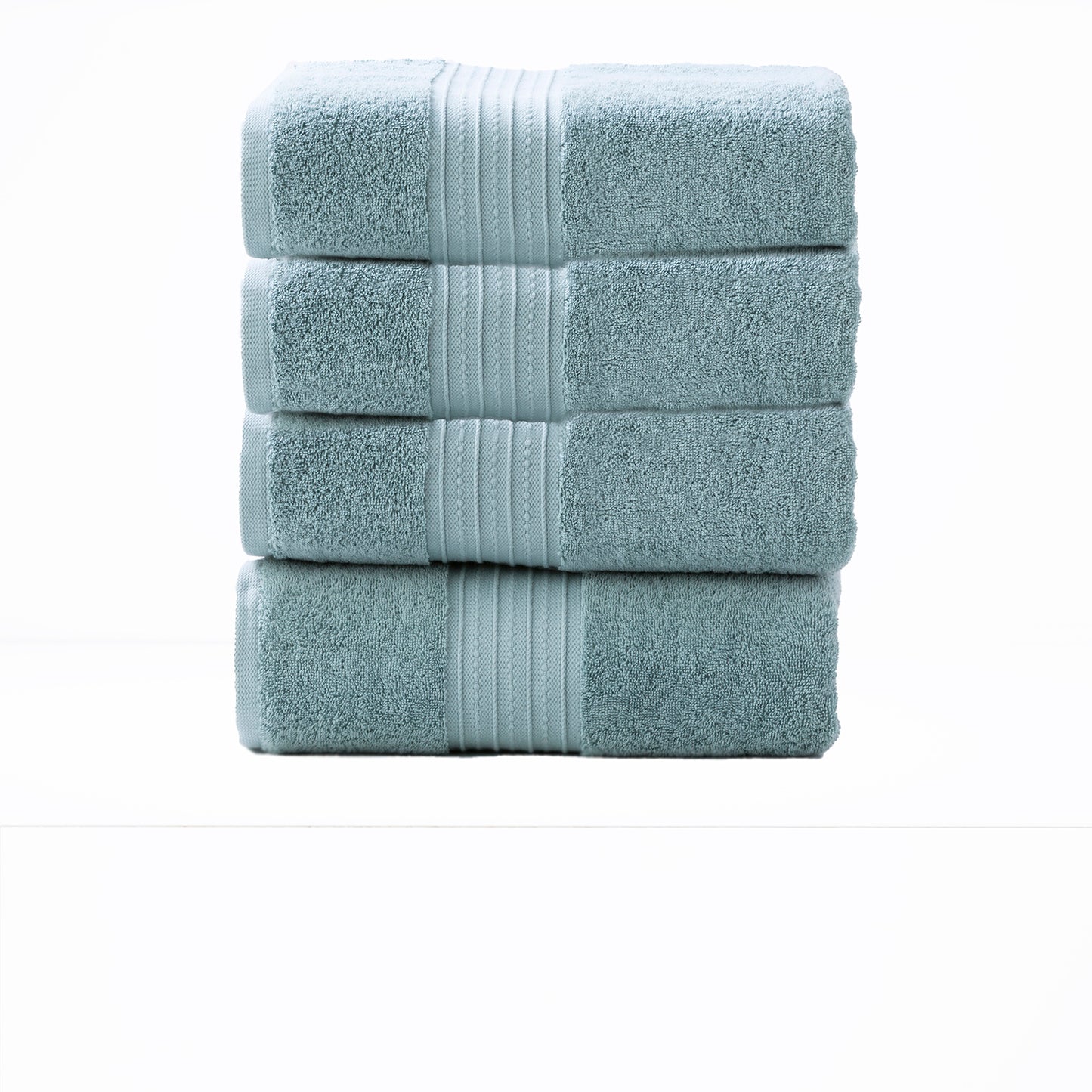 4 Pack Brentwood Bath Towels - 650 GSM Low Twist