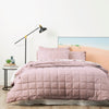 Chambray Quilted Quilt Cover Set - Paradis Washed