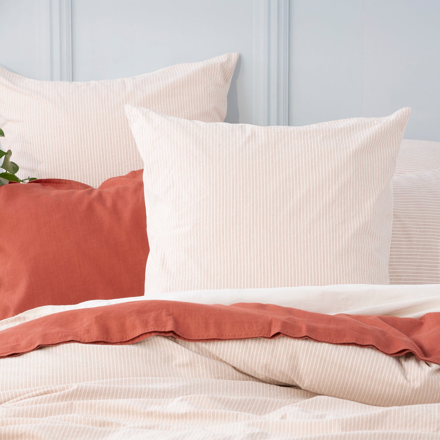 Portifino Cotton Euro Pillow Case - Yarn Dyed Vintage Washed