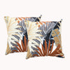 Twin Pack Velvet Printed Cushions - Filled