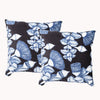 Twin Pack Velvet Printed Cushions - Filled