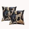 Twin Pack Velvet Printed Cushions - Filled