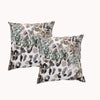 Twin Pack Velvet Printed Cushions - Filled