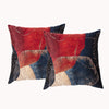 Twin Pack Velvet Printed Cushions - Filled