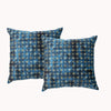 Twin Pack Velvet Printed Cushions - Filled