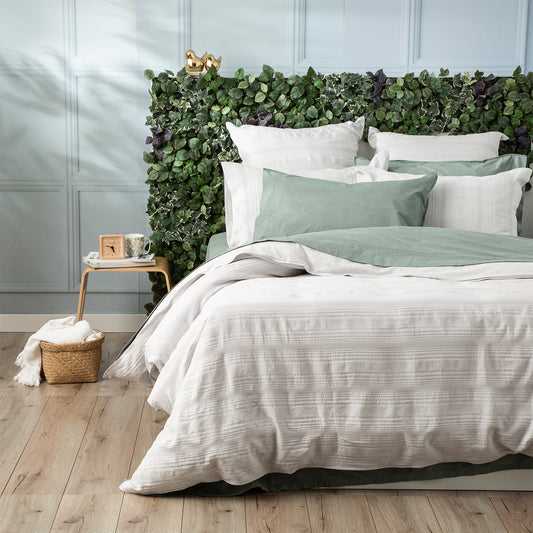 Finley Cotton Euro Pillow Case - Yarn Dyed Vintage Washed