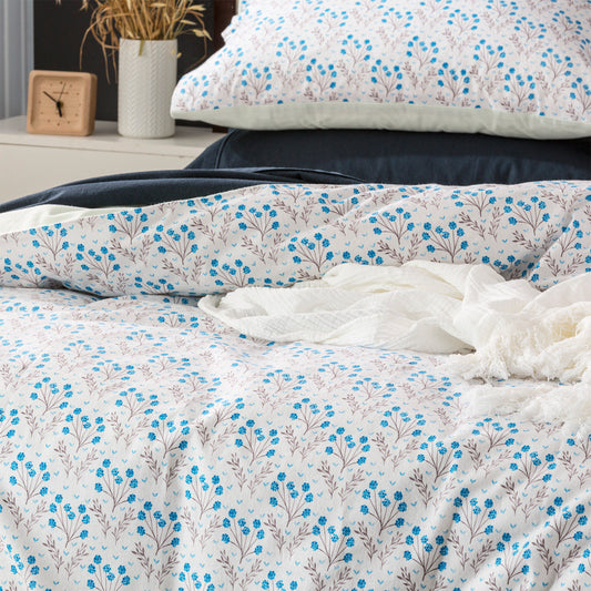 175 GSM Flannelette Quilt Cover Set - Egyptian Cotton