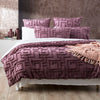 Riley Chenille Cotton Euro Pillow Case - Tufted - Vintage Washed