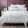 Chevvy 100% Chenille Cotton Euro Pillow Case - Tufted - Vintage Washed