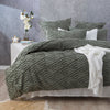 Chevvy 100% Chenille Cotton Euro Pillow Case - Tufted - Vintage Washed