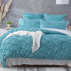 Chevvy 100% Chenille Cotton Euro Pillow Case - Tufted - Vintage Washed
