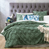 Medallion Cotton Tufted Europ Pillow Case - Vintage Washed