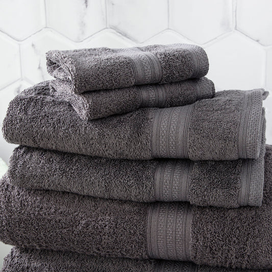 5 Piece Stella Towel Set - 650 GSM Super Soft Bamboo Cotton