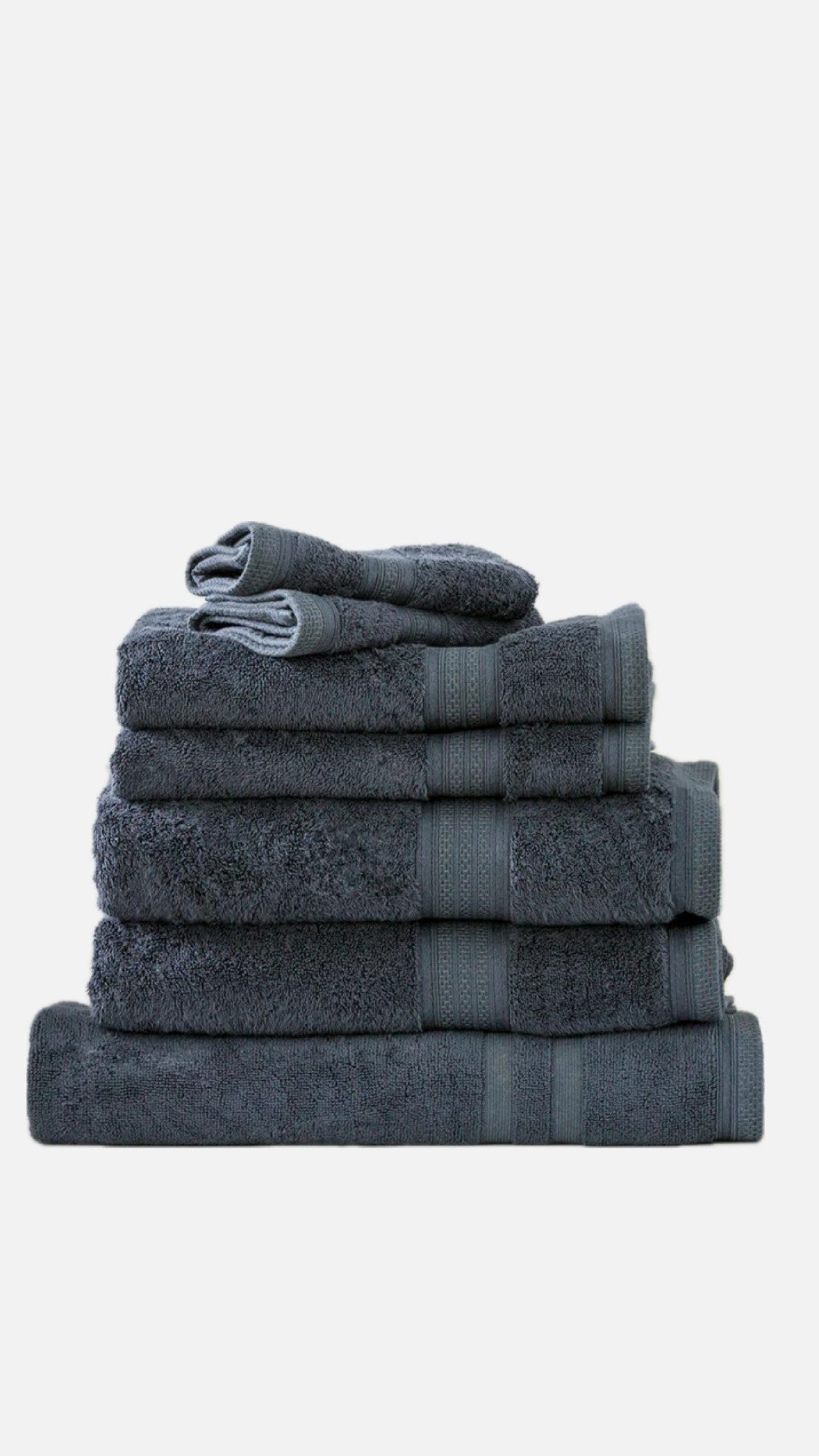 7 Piece Stella Towel Set - 650 GSM Super Soft Bamboo Cotton