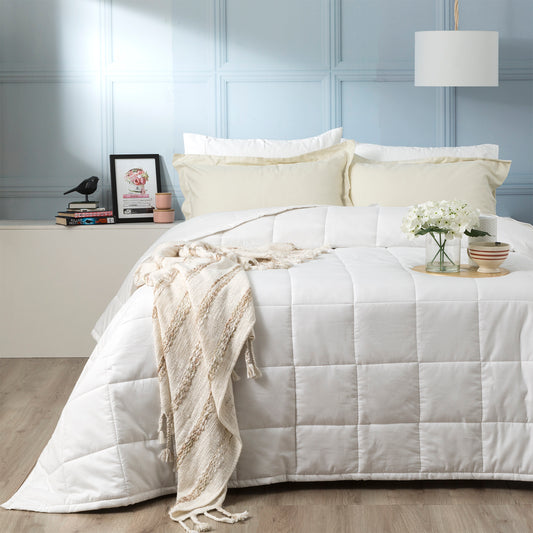 Jacquard Cotton Comforter Set - 500 Thread Count