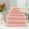 7 Piece Cobblestone Towel Set - 650 GSM Ribbed Cotton