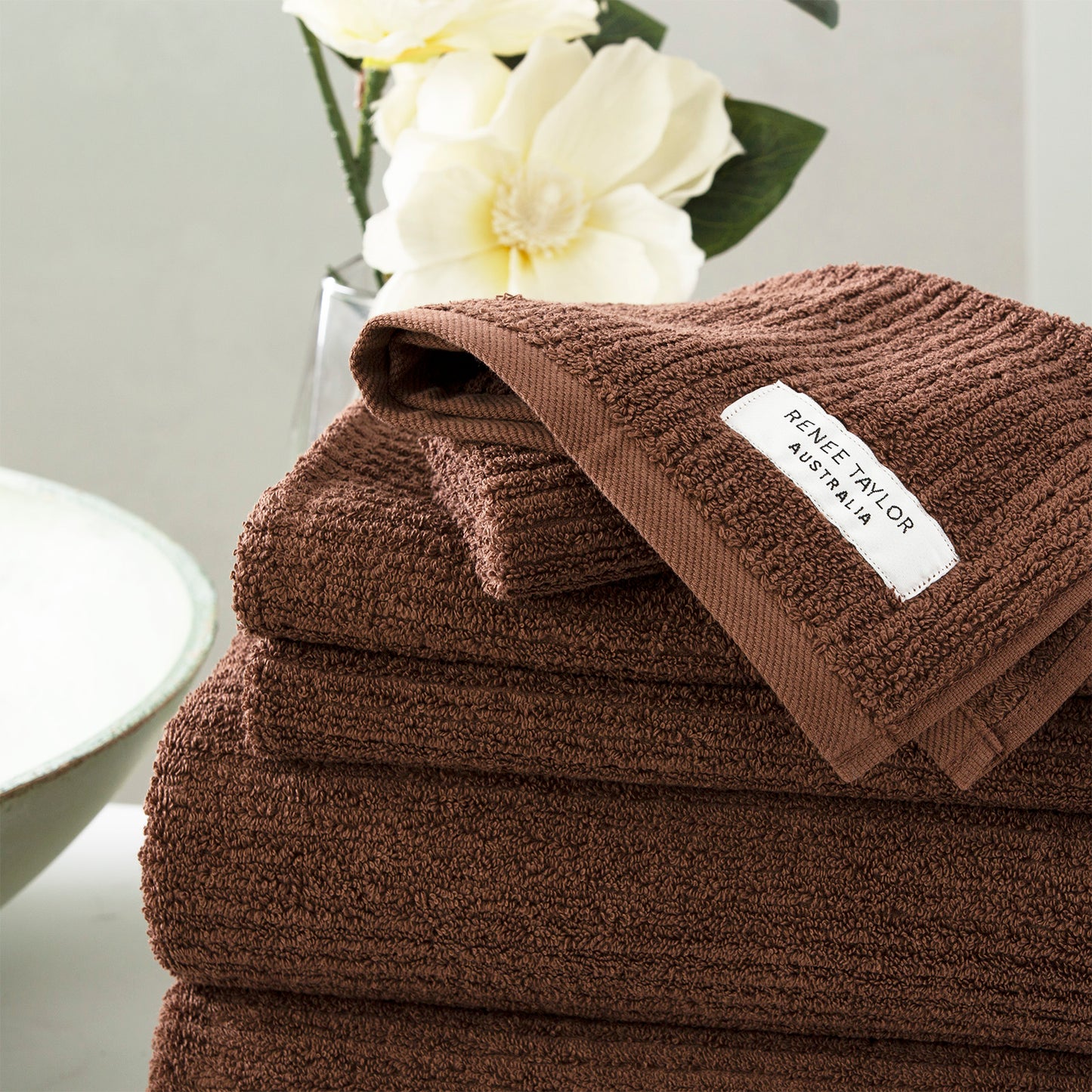 4 Pack Cobblestone Bath Sheets - 650 GSM Ribbed Cotton