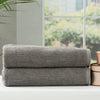 2 Pack Cobblestone Bath Sheets - 650 GSM Ribbed Cotton