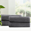 4 Pack Cobblestone Bath Sheets - 650 GSM Ribbed Cotton