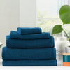 5 Piece Cobblestone Towel Set - 650 GSM Ribbed Cotton