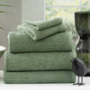 5 Piece Cobblestone Towel Set - 650 GSM Ribbed Cotton