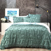 Renee Taylor Riley 100% Cotton Vintage Washed Tufted Bed Cover Set