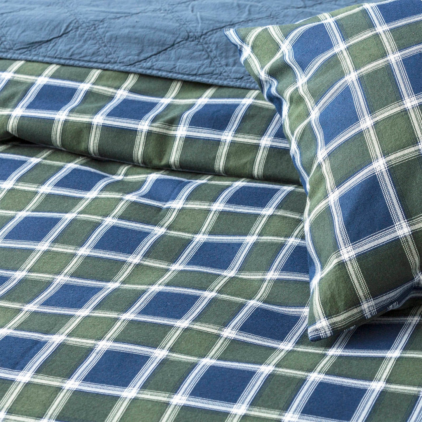 Flannelette Quilt Cover Set - 175 GSM Egyptian Cotton
