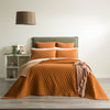 Diamante Cotton Reversible Coverlet Set - Quilted - Vintage Stone Washed