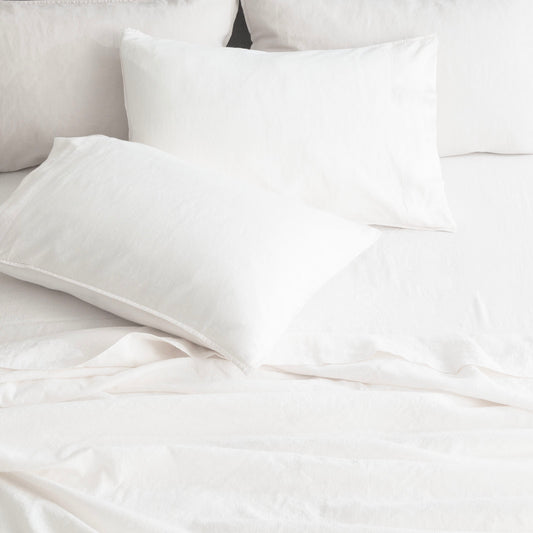 100% French Linen Sheet Set - Cavallo Stone Washed