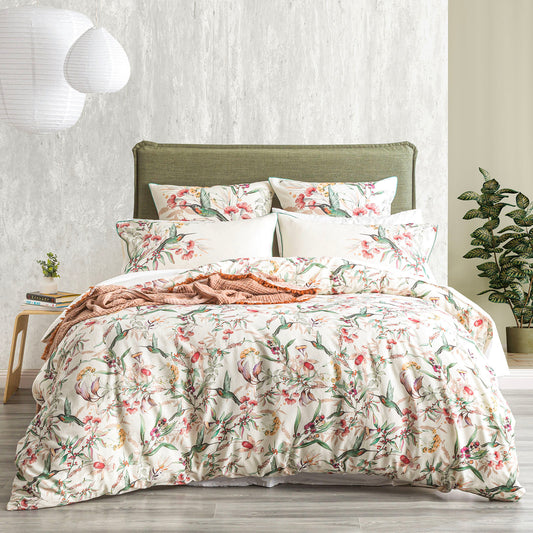 Cavallo French Linen Printed Quilt Cover Set