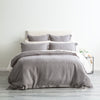 Elegance Jacquard Quilt Cover Set - Waffle Cotton