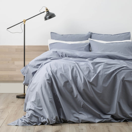 Helena Quilt Cover Set - Vintage Stone washed