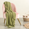 100% Cotton Knitted Throw