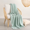 100% Cotton Knitted Throw