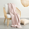 100% Cotton Knitted Throw