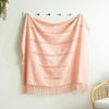 Cambridge Tufted Throw - Cotton Slub