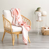 Ray Striped Textured Cotton Throw - Yarn Dyed Vintage Washed