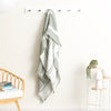 Ray Striped Textured Cotton Throw - Yarn Dyed Vintage Washed