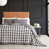 Gingham Reversible Textured Blanket - Yarn Dyed Washed Cotton
